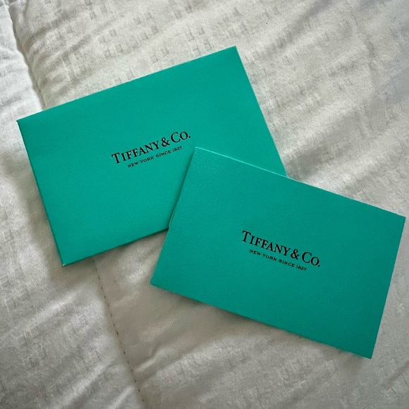 2 new in box Tiffany & Co Luggage Tags Full Grain Calf Leather - Picture 7 of 10